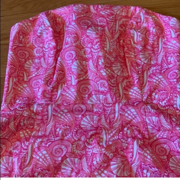 Vineyard Vines structured pink shell dress with ribbing - Picture 7 of 13